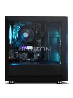 Horizon Gaming Desktop - GeForce GTX 1650, AMD Ryzen 5, 16GB RAM, 500GB SSD -NARA Computer Shop VJA3G SQ2 0000000004 BLACK SLb