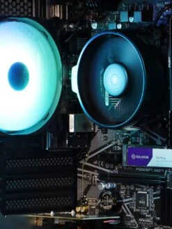 Horizon Gaming Desktop - GeForce GTX 1650, AMD Ryzen 5, 16GB RAM, 500GB SSD -NARA Computer Shop VJA3G SQ6 0000000004 BLACK SLd2