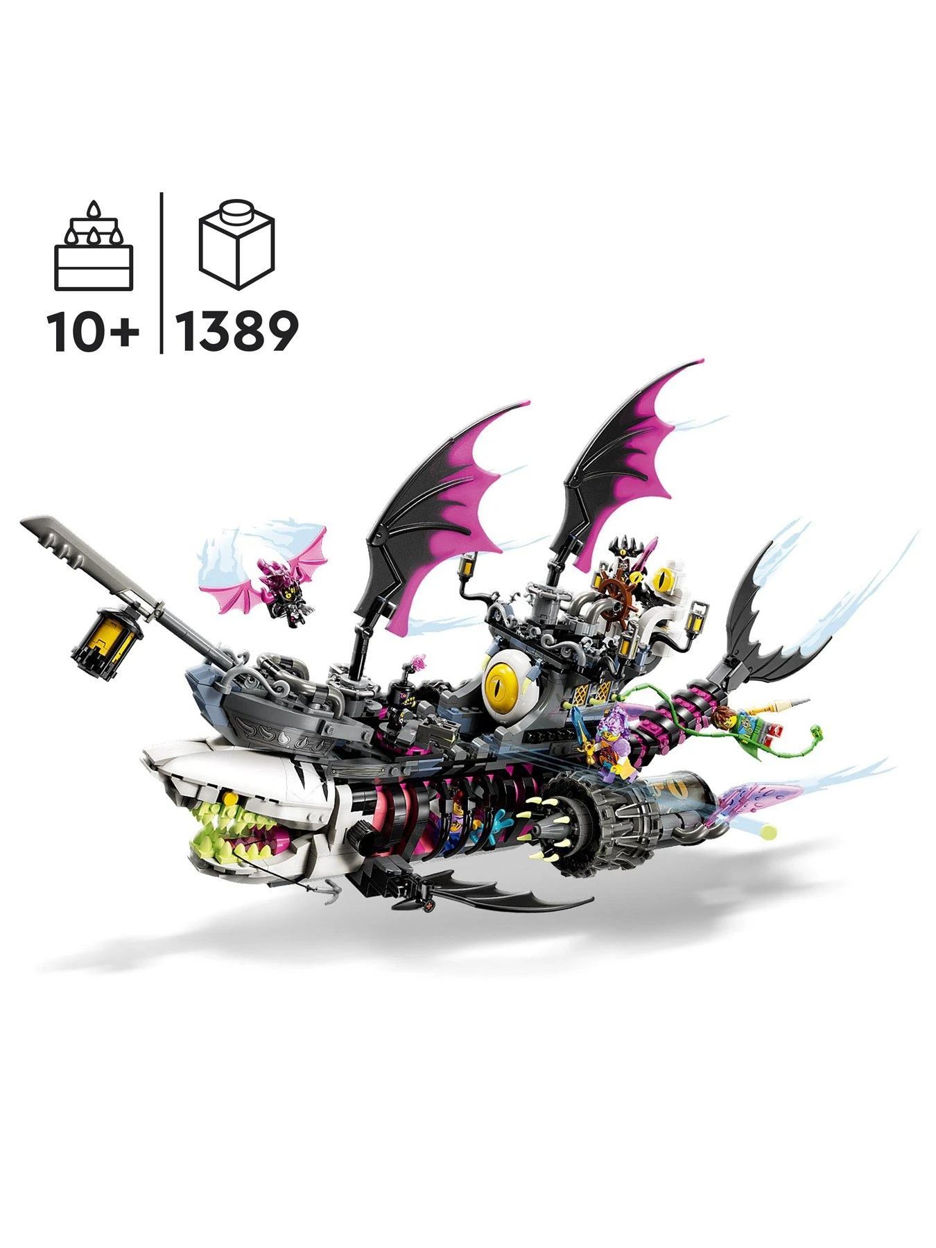 LEGO DreamZzz Nightmare Shark Ship Pirate Set 71469 4 LEGO DreamZzz Nightmare Shark Ship Pirate Set 71469 - Image 2