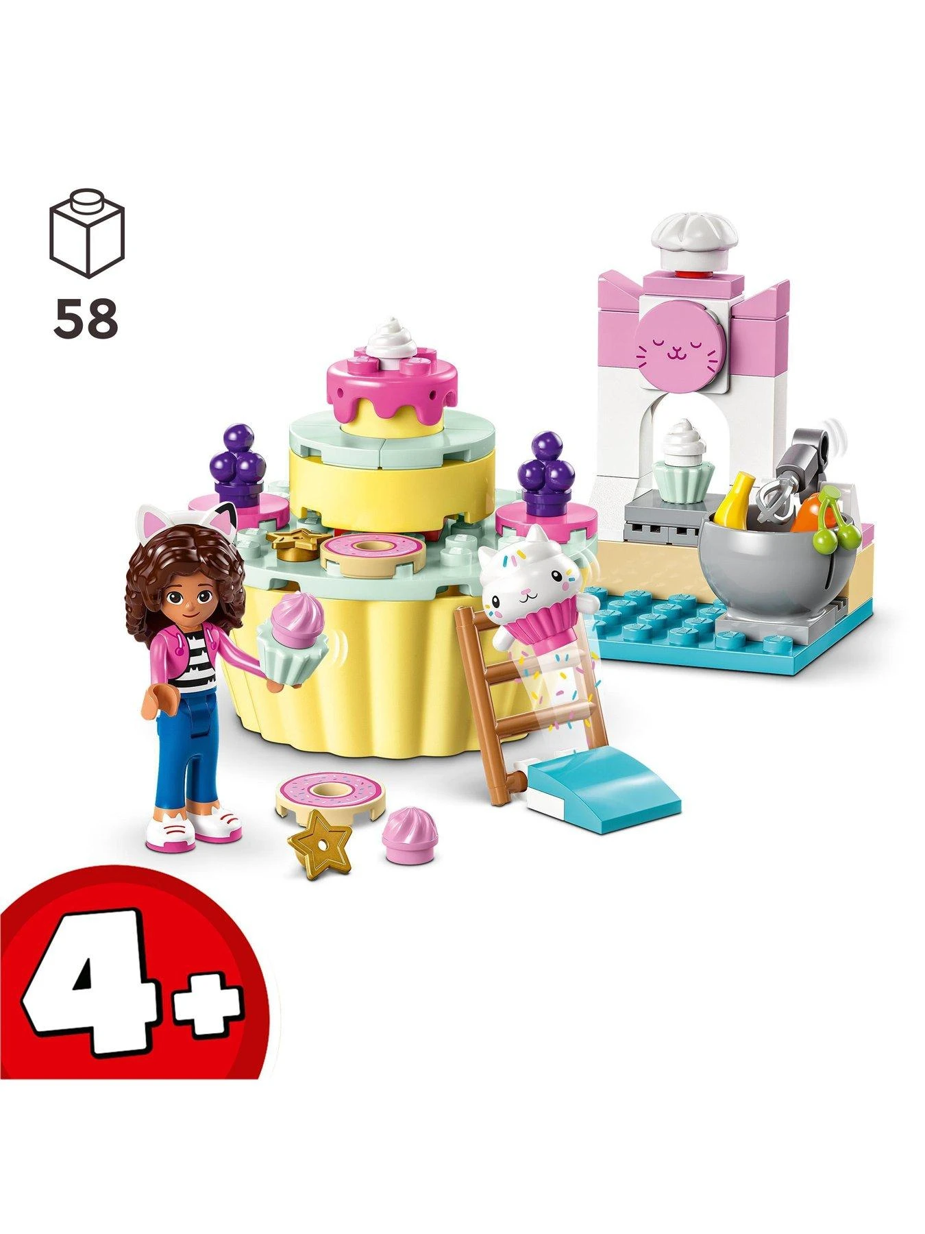 LEGO Gabby's Dollhouse Gabby's Dollhouse Bakey With Cakey Fun 10785 4 LEGO Gabby's Dollhouse Gabby's Dollhouse Bakey With Cakey Fun 10785 - Image 2