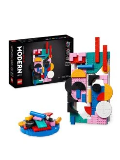 LEGO ART Modern Art Colourful Abstract Wall Canvas Set 31210