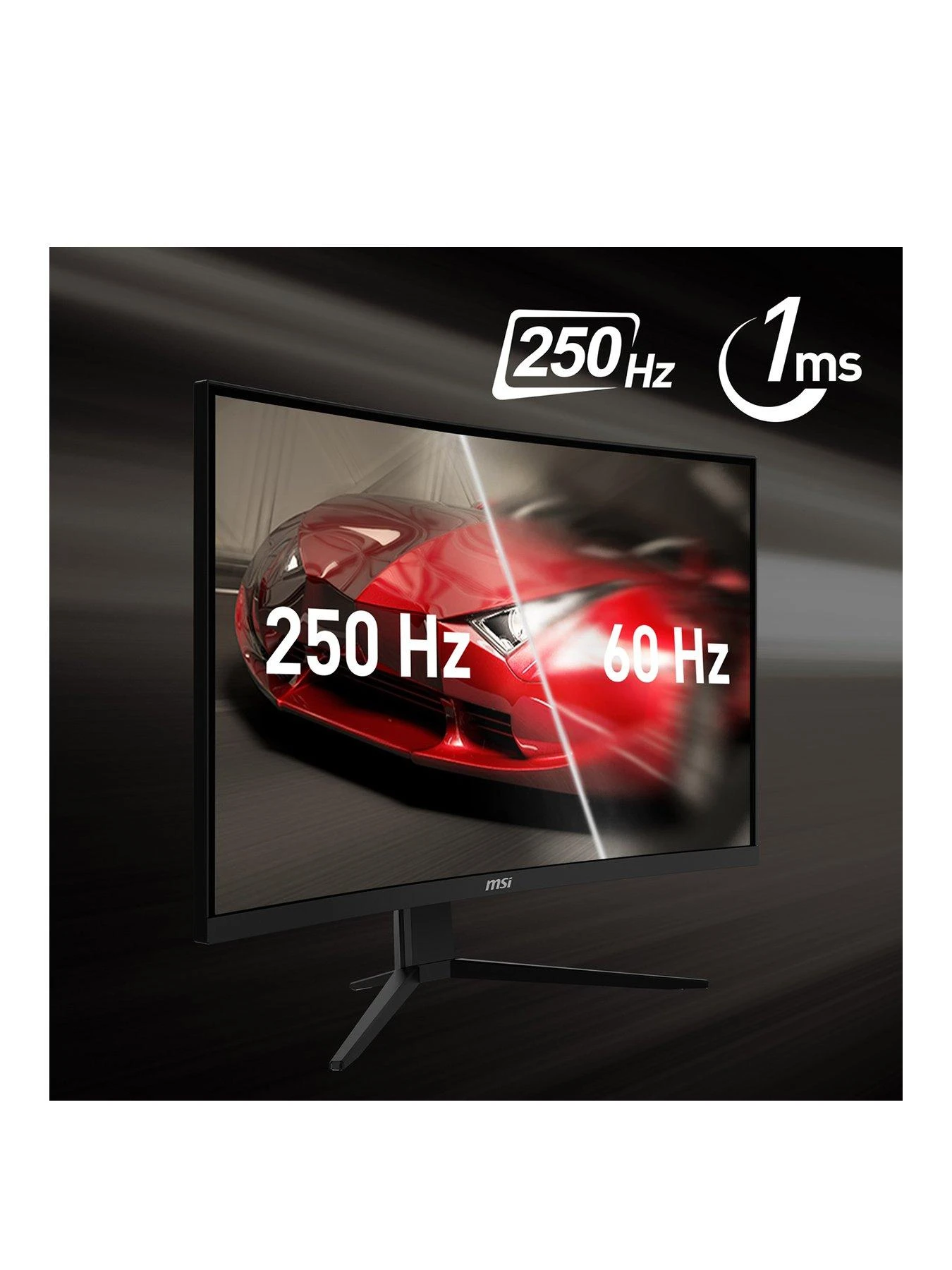 MSI G27C4X 27 Inch, Full HD, 250Hz, AMD Freesync Premium, Curved Gaming Monitor 5 MSI G27C4X 27 Inch, Full HD, 250Hz, AMD Freesync Premium, Curved Gaming Monitor - Image 3