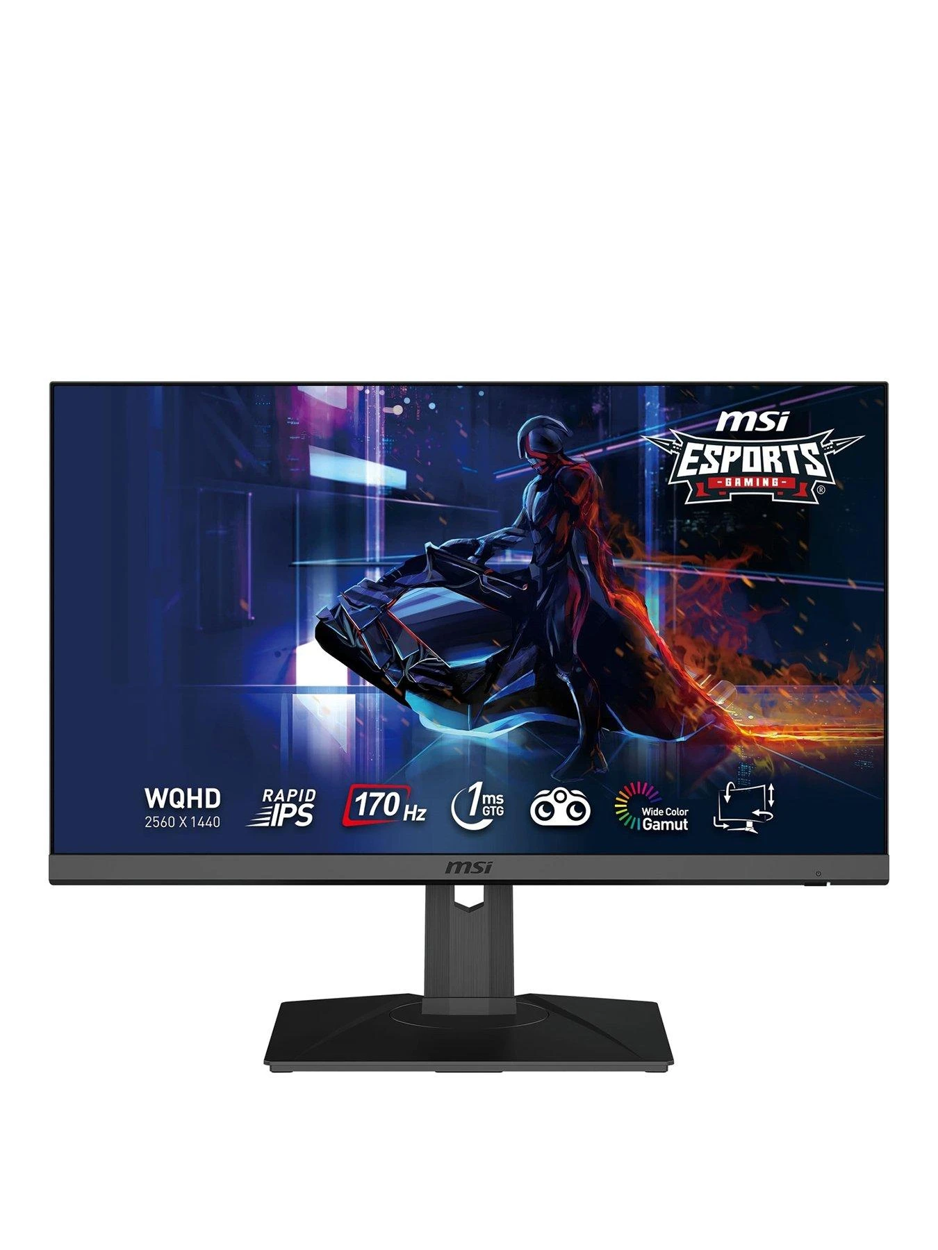 MSI G272QPF 27 Inch, Quad HD, 170Hz, Rapid IPS, 1ms, HDR Ready, G-SYNC Compatible, Flat Gaming Monitor 3 MSI G272QPF 27 Inch, Quad HD, 170Hz, Rapid IPS, 1ms, HDR Ready, G-SYNC Compatible, Flat Gaming Monitor