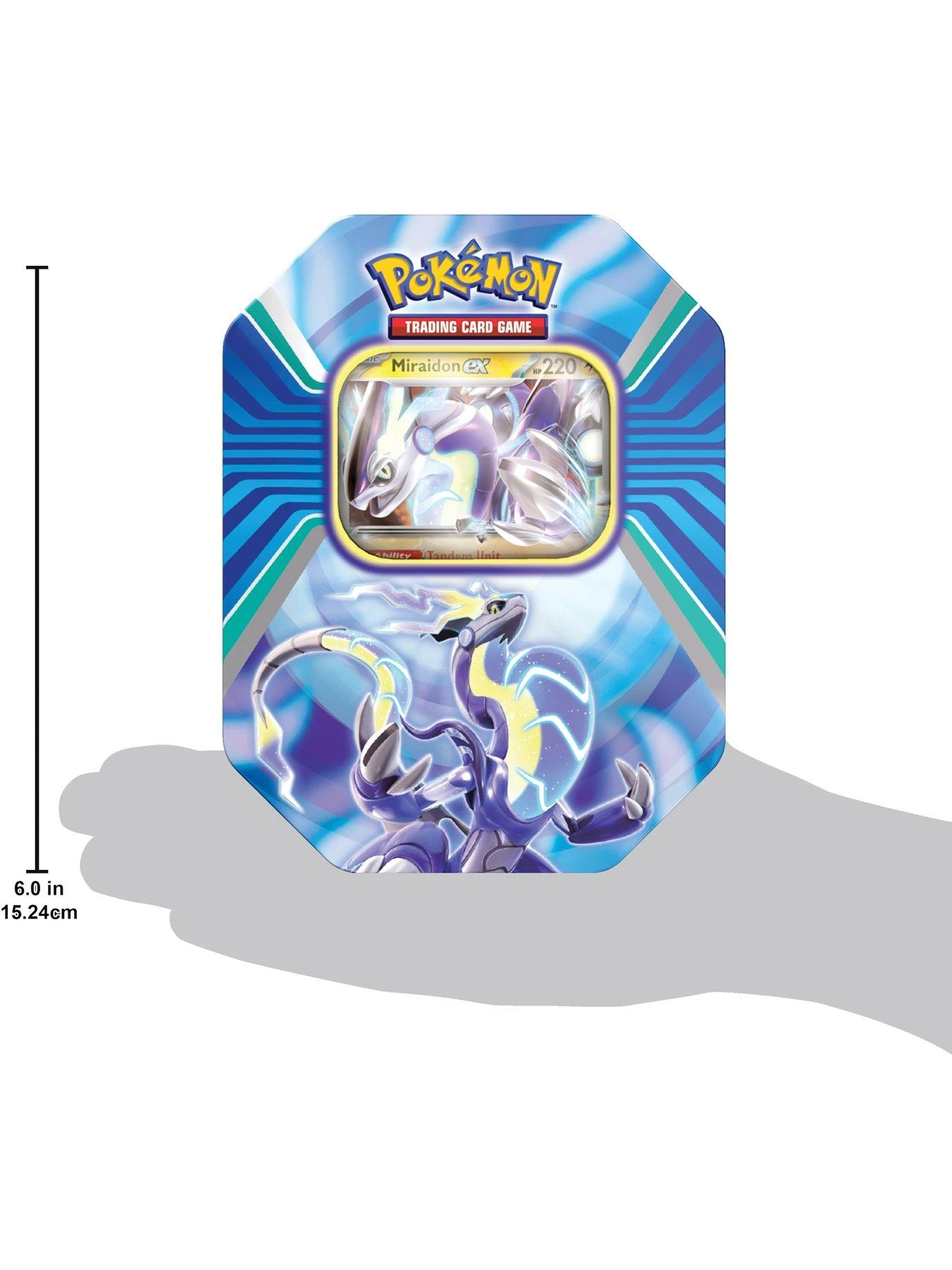 Pokemon TCG: Paldea Legends Tin (Koraidon/Miraidon) 5 Pokemon TCG: Paldea Legends Tin (Koraidon/Miraidon) - Image 3