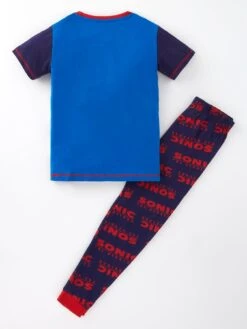 Sonic The Hedgehog Sonic The Hedgehog And Knuckles Short Sleeve Pyjamas - Blue -NARA Computer Shop VJWM7 SQ3 0000000020 BLUE SLb