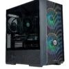 Cyberpower LC216 Gaming PC - Intel Core I5 13400F, RTX 4070, 32GB DDR5 RAM, 1TB M.2 NVMe SSD -NARA Computer Shop VK0UB SQ1 0000000004 BLACK SLf