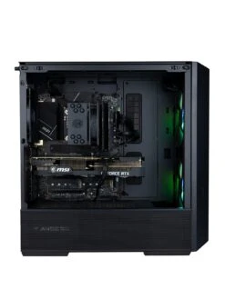 Cyberpower LC216 Gaming PC - Intel Core I5 13400F, RTX 4070, 32GB DDR5 RAM, 1TB M.2 NVMe SSD -NARA Computer Shop VK0UB SQ2 0000000004 BLACK SLb