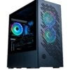Cyberpower OE718 Gaming PC - Intel Core I7 12700KF, RTX 4070, 16GB RAM, 1TB M.2 NVMe SSD -NARA Computer Shop VK0UC SQ1 0000000004 BLACK SLf