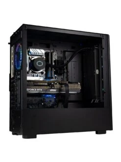 Cyberpower OE718 Gaming PC - Intel Core I7 13700KF, RTX 4070, 32GB DDR5 RAM, 1TB M.2 NVMe SSD -NARA Computer Shop VK0UD SQ3 0000000004 BLACK SLa