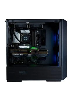 Cyberpower LC216 Gaming PC - Intel Core I7 13700KF, RTX 4080, 16GB RAM, 1TB M.2 NVMe SSD -NARA Computer Shop VK0UI SQ2 0000000004 BLACK SLb