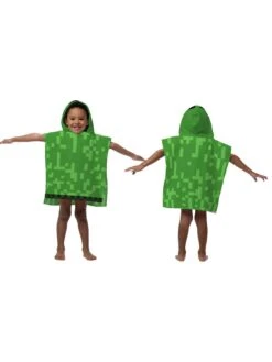 Minecraft Hooded Poncho Towel -NARA Computer Shop VK2CP SQ5 0000000029 MULTI SLd2