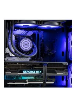 PCSpecialist Fusion R7XS PC Gaming Desktop - GeForce RTX 4080, Ryzen 7, 32GB RAM, 1TB Fast SSD Storage -NARA Computer Shop VL0K9 SQ3 0000000004 BLACK SLa