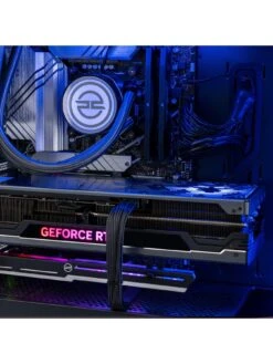 PCSpecialist Fusion R7XS PC Gaming Desktop - GeForce RTX 4080, Ryzen 7, 32GB RAM, 1TB Fast SSD Storage -NARA Computer Shop VL0K9 SQ4 0000000004 BLACK SLd