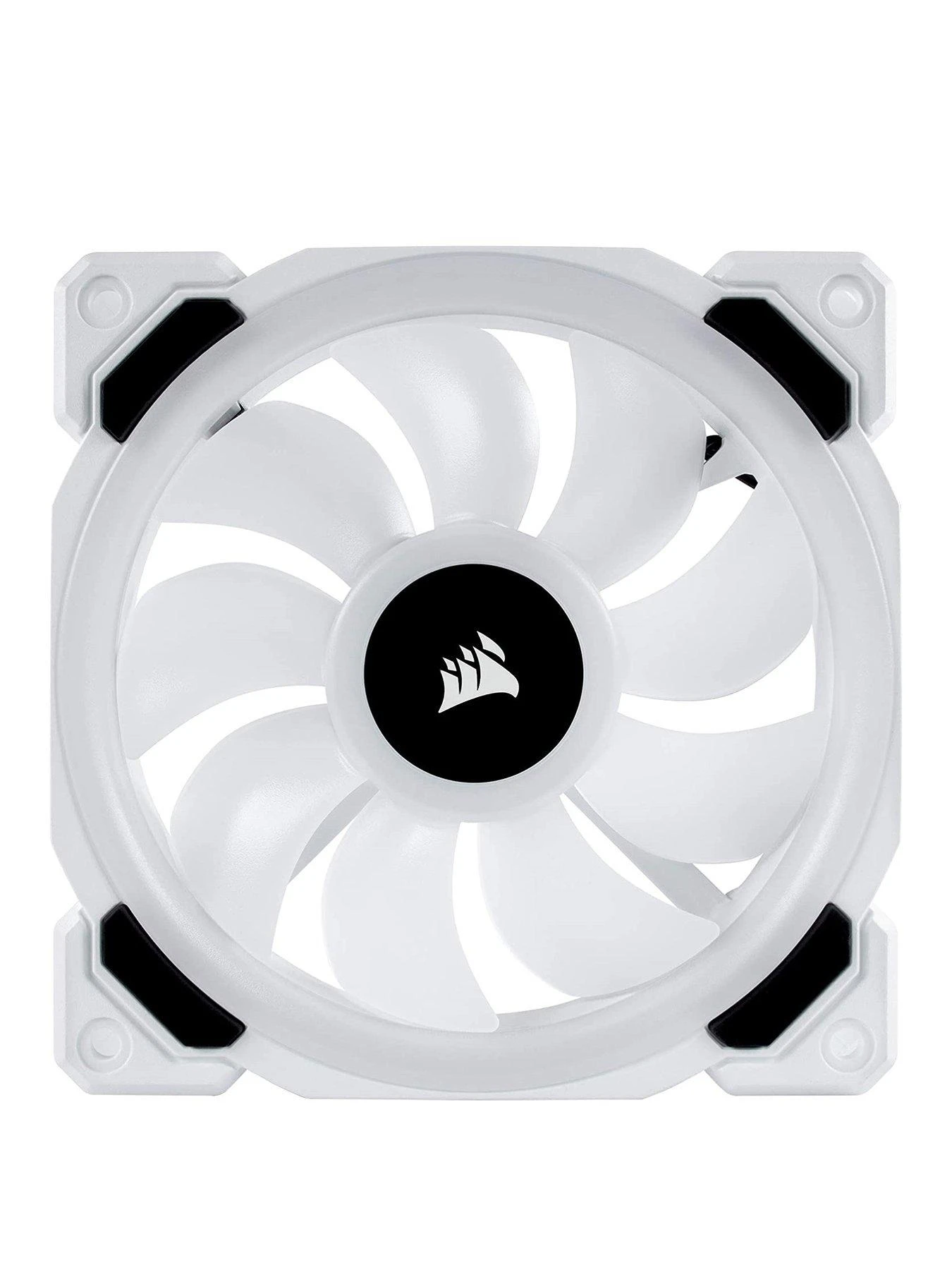 CORSAIR LL Series, White LL120 RGB, 120mm RGB LED Fan, Triple Pack Fan 5 CORSAIR LL Series, White LL120 RGB, 120mm RGB LED Fan, Triple Pack Fan - Image 3