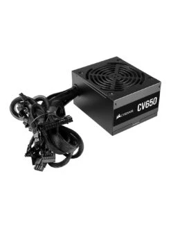 CORSAIR CV Series, CV650, 80 PLUS Bronze, UK Version Power Supply -NARA Computer Shop VL4J8 SQ4 0000000004 BLACK SLd