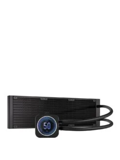CORSAIR ICUE H150i ELITE LCD XT Liquid CPU Cooler Power Supply -NARA Computer Shop VL4J9 SQ2 0000000004 BLACK SLb