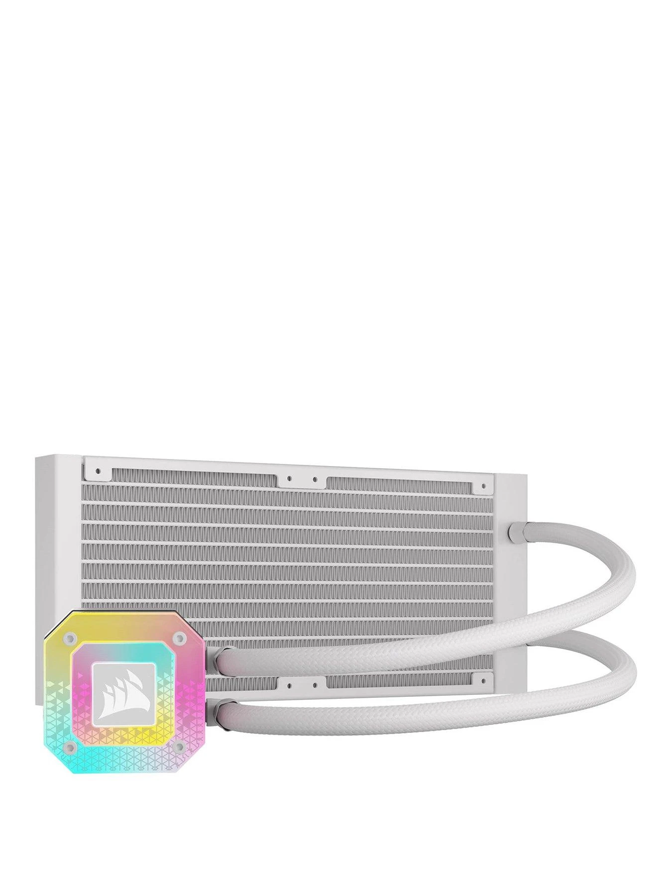 CORSAIR ICUE H100i Elite Capellix XT White, 240mm Radiator, Liquid CPU Cooler 4 CORSAIR ICUE H100i Elite Capellix XT White, 240mm Radiator, Liquid CPU Cooler - Image 2