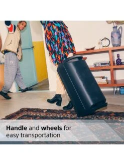 Sony SRS-XV800 Wireless Party Speaker With Powerful 360° Sound And MEGA BASS - 25 Hours Battery Life, Portable, Lighting, Karaoke - Black -NARA Computer Shop VL6QB SQ5 0000000004 BLACK SLd1