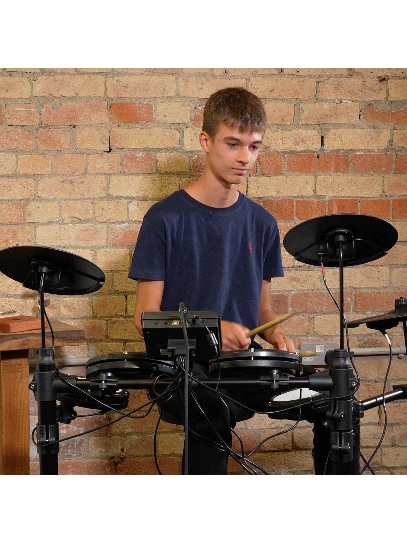 Axus Electronic Digital Drum Kit Package With Stool, Sticks And Headphones 7 Axus Electronic Digital Drum Kit Package With Stool, Sticks And Headphones - Image 5