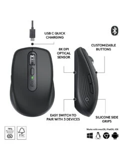 Logitech MX Anywhere 3S - Graphite -NARA Computer Shop VM0V9 SQ6 0000000527 GRAPHITE SLd2