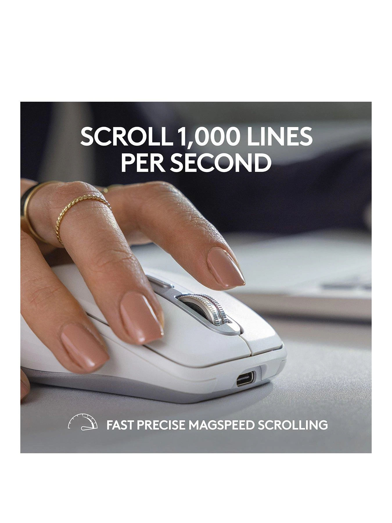 Logitech MX Anywhere 3S - Pale Grey 4 Logitech MX Anywhere 3S - Pale Grey - Image 2