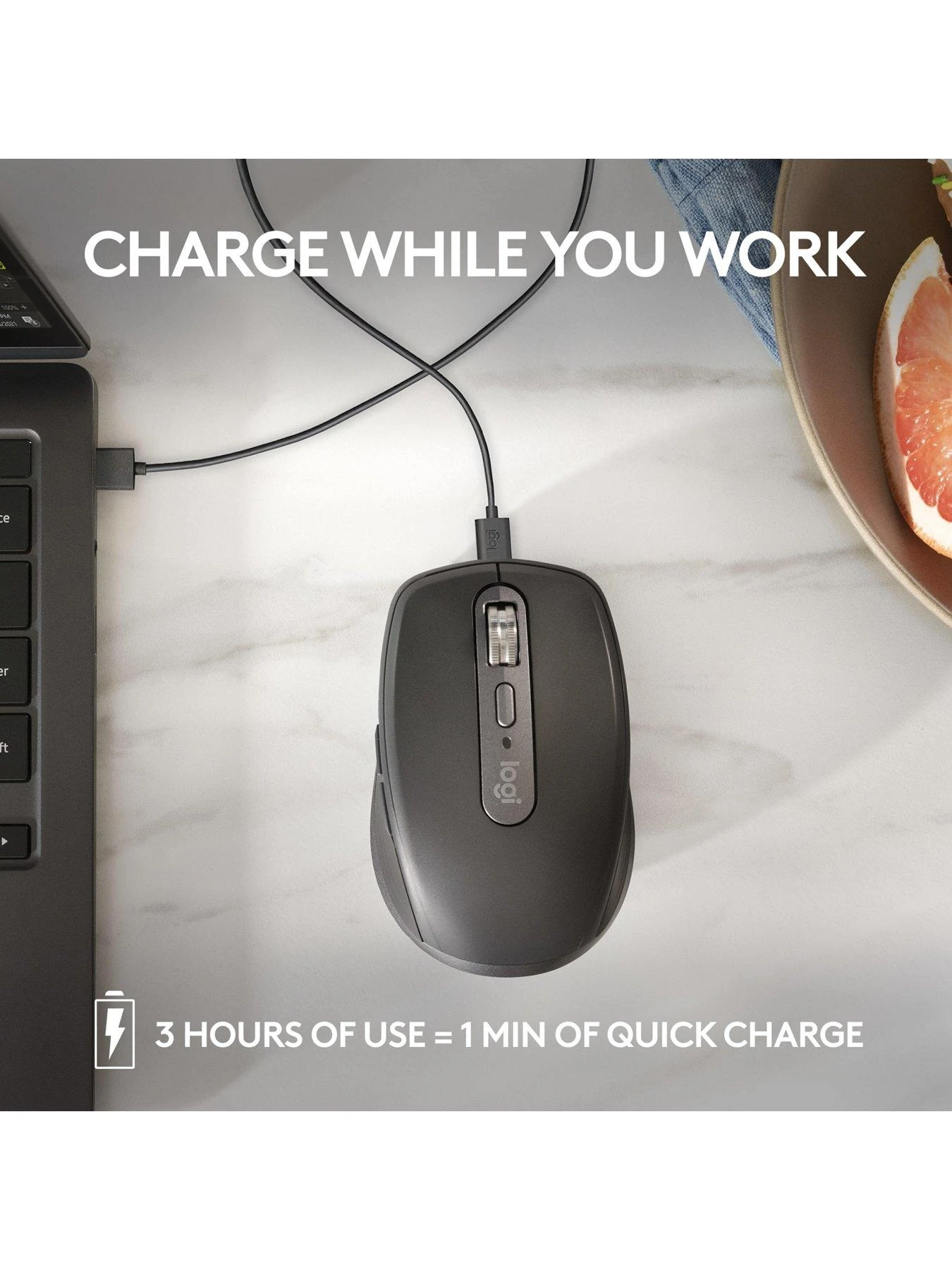 Logitech MX Anywhere 3S - Pale Grey 8 Logitech MX Anywhere 3S - Pale Grey - Image 6