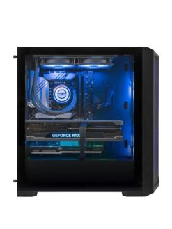 PCSpecialist Cypher T90, RTX 4090, Intel Core I9, 32GB RAM, 1TB SSD Black Gaming Desktop -NARA Computer Shop VM5NR SQ2 0000000004 BLACK SLb