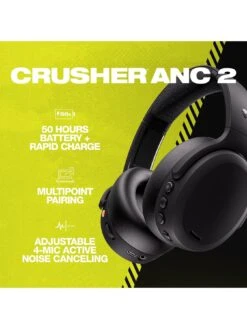 Skullcandy Crusher ANC 2 Wireless Over-ear Headphones 14 Skullcandy Crusher ANC 2 Wireless Over-ear Headphones -NARA Computer Shop VM5SO SQ5 0000000004 BLACK SLd1