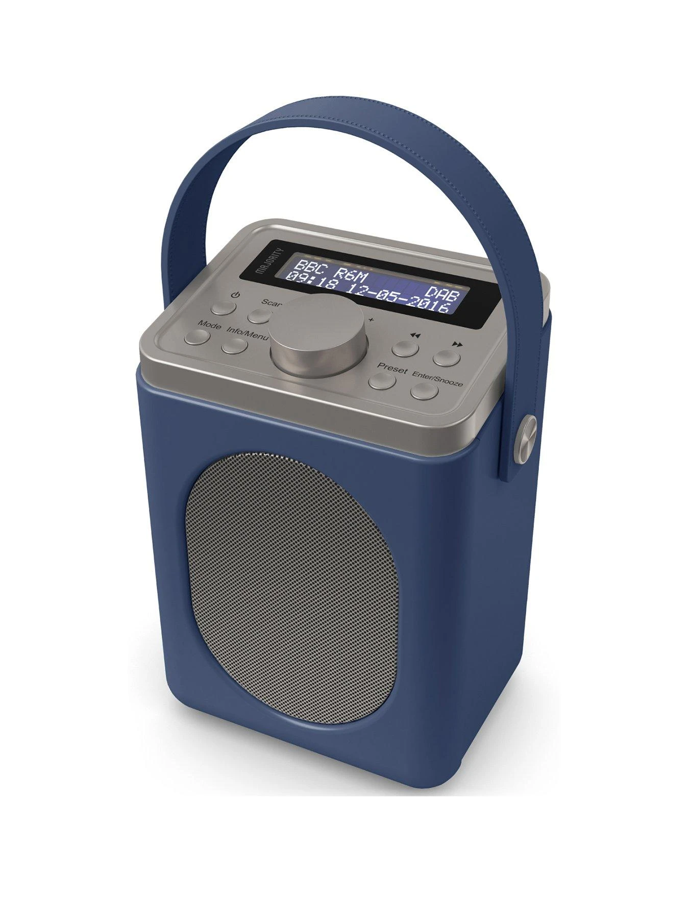 Majority Little Shelford Portable DAB/DAB+ And FM Radio With Bluetooth, Alarm & Sleep Timer - Blue & Grey 3 Majority Little Shelford Portable DAB/DAB+ And FM Radio With Bluetooth, Alarm & Sleep Timer - Blue & Grey