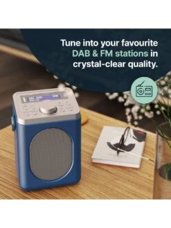 Majority Little Shelford Portable DAB/DAB+ And FM Radio With Bluetooth, Alarm & Sleep Timer - Blue & Grey 12 Majority Little Shelford Portable DAB/DAB+ And FM Radio With Bluetooth, Alarm & Sleep Timer - Blue & Grey -NARA Computer Shop VMBMX SQ4 0000000020 BLUE SLd
