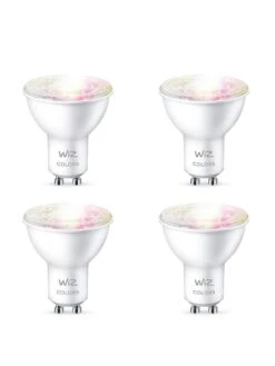 WiZ Smart Spotlight Bulb GU10 4-Pack Bundle 