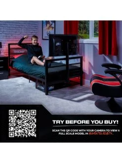 X Rocker Base Camp Vesa Mount TV Gaming Bed  -NARA Computer Shop VMEQ9 SQ6 0000000004 BLACK SLd2