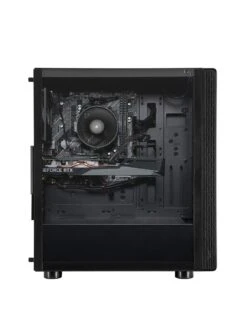 PCSpecialist Fusion R6 Gaming Desktop - GeForce RTX 3060, AMD Ryzen 5, 16GB RAM, 1TB SSD -NARA Computer Shop VMI3E SQ2 0000000004 BLACK SLb