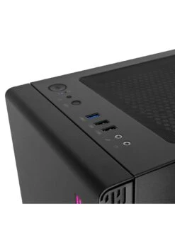 PCSpecialist Fusion R6 Gaming Desktop - GeForce RTX 3060, AMD Ryzen 5, 16GB RAM, 1TB SSD -NARA Computer Shop VMI3E SQ6 0000000004 BLACK SLd2