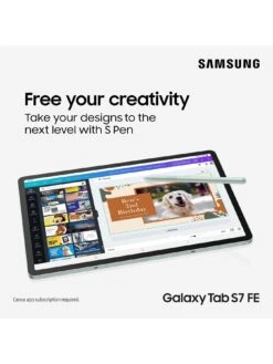 Samsung Galaxy Tab S7 FE 12.4" WiFi 128GB - Pink -NARA Computer Shop VMRM4 SQ6 0000000367 LIGHT PINK SLd2