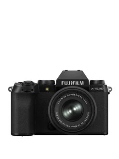 Fujifilm X-S20 Mirrorless Digital Camera With XC15-45mm F3.5-5.6 OIS PZ Lens - Black