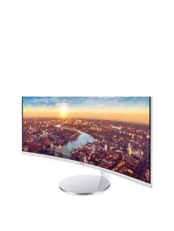 Samsung CJ791 Ultra QHD 34-inch Curved Monitor with Thunderbolt 3 -NARA Computer Shop VN55G SQ2 0000000004 BLACK SLb