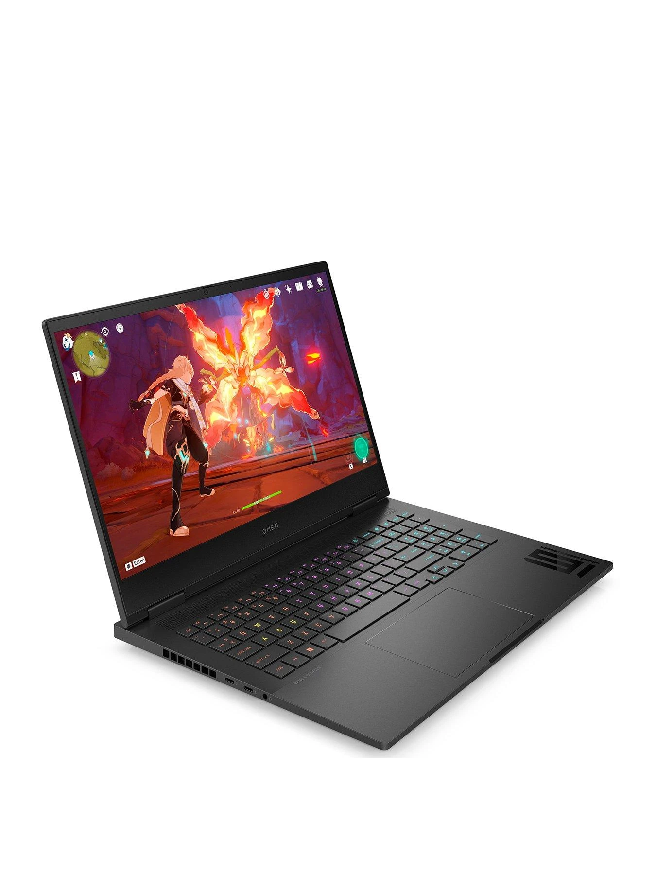 HP OMEN 16-wf0005na Laptop - 16in FHD, GeForce RTX 4070, Intel Core I7, 16GB RAM, 1TB SSD - Black 5 HP OMEN 16-wf0005na Laptop - 16in FHD, GeForce RTX 4070, Intel Core I7, 16GB RAM, 1TB SSD - Black - Image 3