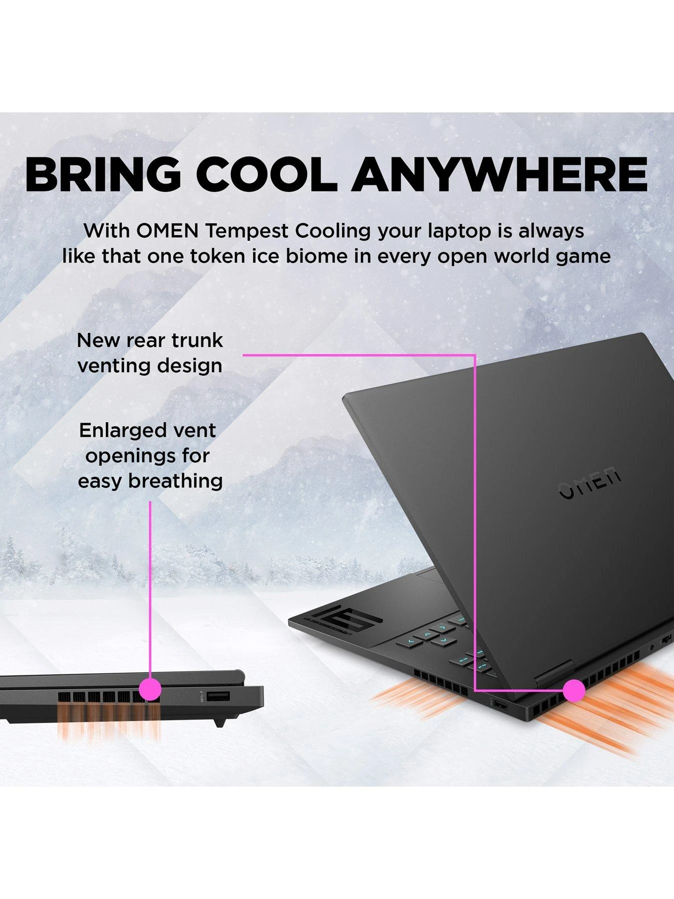 HP OMEN 16-wf0005na Laptop - 16in FHD, GeForce RTX 4070, Intel Core I7, 16GB RAM, 1TB SSD - Black 7 HP OMEN 16-wf0005na Laptop - 16in FHD, GeForce RTX 4070, Intel Core I7, 16GB RAM, 1TB SSD - Black - Image 5