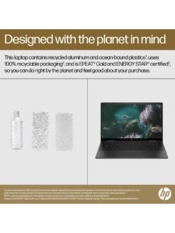 HP ENVY X360 15-fh0001na Laptop - 15.6in FHD Touchscreen, AMD Ryzen 5, 8GB RAM, 512GB SSD, With Optional Microsoft 365 Family (12 Months) - Black -NARA Computer Shop VN70P SQ5 0000000004 BLACK SLd1