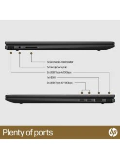 HP ENVY X360 15-fh0001na Laptop - 15.6in FHD Touchscreen, AMD Ryzen 5, 8GB RAM, 512GB SSD, With Optional Microsoft 365 Family (12 Months) - Black -NARA Computer Shop VN70P SQ7 0000000004 BLACK SLd3