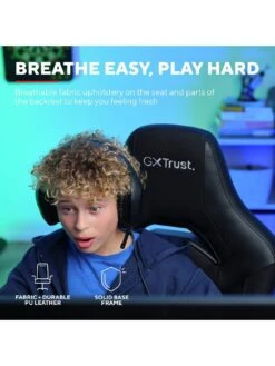 Trust GXT 703 Riye Gaming Chair - Black -NARA Computer Shop VNA54 SQ6 0000000088 NO COLOR SLd3