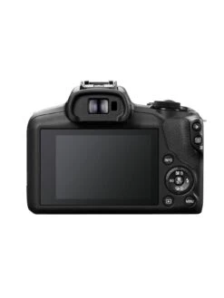 Canon® Canon EOS R100 APS-C Mirrorless Camera Kit Inc RF-S 18-45mm Lens, 128GB SD Card, Neck Strap And Case - Black -NARA Computer Shop VNEN8 SQ4 0000000004 BLACK SLd