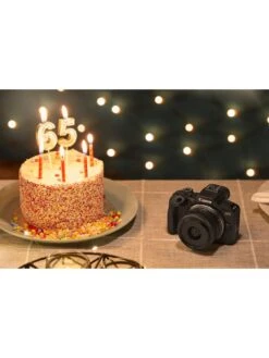 Canon® Canon EOS R100 APS-C Mirrorless Camera Kit Inc RF-S 18-45mm Lens, 128GB SD Card, Neck Strap And Case - Black -NARA Computer Shop VNEN8 SQ7 0000000004 BLACK SLd3