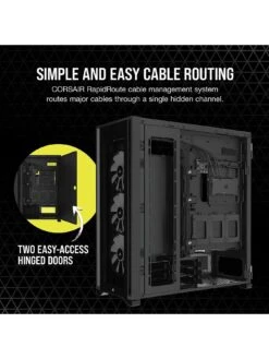 CORSAIR ICUE 7000X RGB Tempered Glass Full Tower Smart Case, Black -NARA Computer Shop VNNYQ SQ7 0000000004 BLACK SLd3