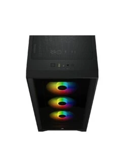 CORSAIR ICUE 4000X RGB Tempered Glass Mid-Tower, Black -NARA Computer Shop VNNYS SQ7 0000000004 BLACK SLd3