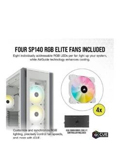 CORSAIR ICUE 7000X RGB Tempered Glass Full Tower Smart Case, White 10 CORSAIR ICUE 7000X RGB Tempered Glass Full Tower Smart Case, White -NARA Computer Shop VNNYT SQ3 0000000013 WHITE SLa