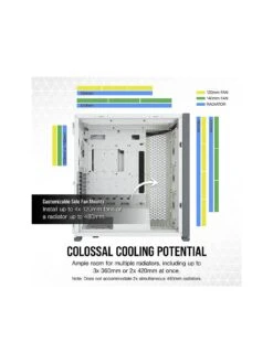 CORSAIR ICUE 7000X RGB Tempered Glass Full Tower Smart Case, White 11 CORSAIR ICUE 7000X RGB Tempered Glass Full Tower Smart Case, White -NARA Computer Shop VNNYT SQ4 0000000013 WHITE SLd