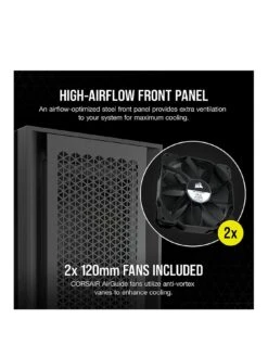 CORSAIR 5000D AIRFLOW Tempered Glass Mid-Tower, Black -NARA Computer Shop VNNYW SQ3 0000000004 BLACK SLa
