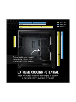 CORSAIR 5000D AIRFLOW Tempered Glass Mid-Tower, Black -NARA Computer Shop VNNYW SQ4 0000000004 BLACK SLd